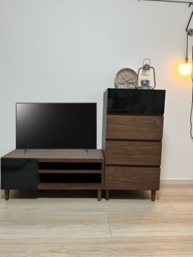 オシャレな北欧調テレビボード