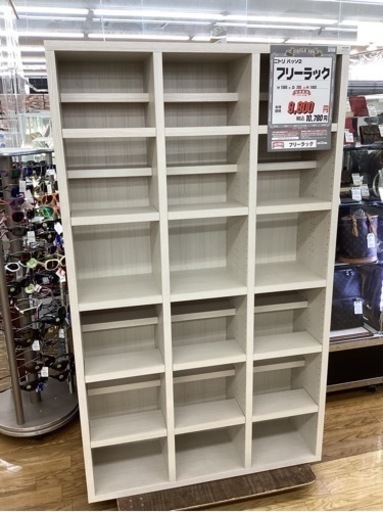 KI-101【新入荷　リサイクル品】ニトリ　パッソ2 フリーラック　白系