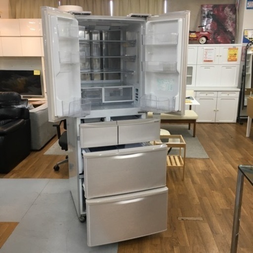 期間限定の特別値下げ！！S171 シャープ SHARP SJ-XF44A-C [プラズマクラスター冷蔵庫 （440L・フレンチドア） 6ドア ベージュ系/ピンクベージュ⭐動作確認済 ⭐クリーニング済]