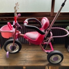 【受け渡し決定】ディズニー ミニー三輪車
