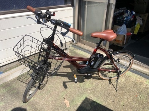 引取限定！室内保管！パナソニック電動アシスト自転車　バッテリー新品！