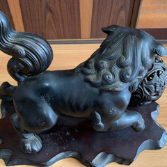 魔除け　獅子置物の画像