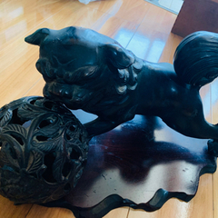 魔除け　獅子置物の画像