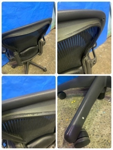 お譲り先決まりました！【中古】 アーロンチェア（ランバー　フル装備） Herman Miller/ハーマンミラー 肘付ハイバックチェア