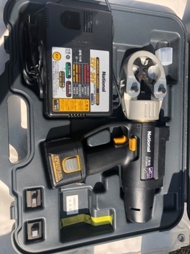 national 充電式圧着器