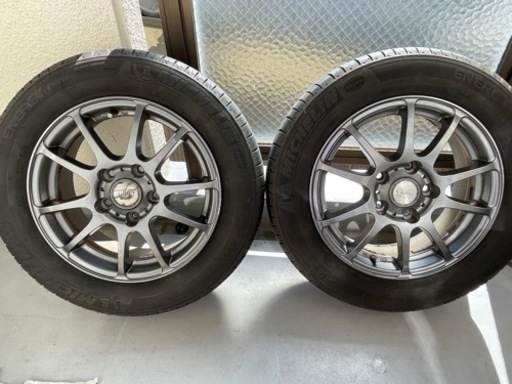 【引き取り限定】185/65r15 ミシュランタイヤ アルミホイール付