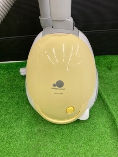 グリーンウッド 紙パック式掃除機 イエロー GVCA30N-Y 良品】グリーンウッド 紙パック式掃除機 イエロー GVCA30N-Y