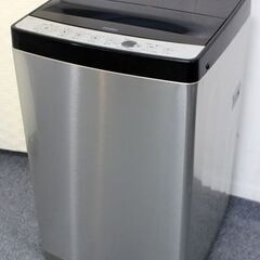 Haier/ハイアール アーバンカフェ ステンレスブラック 全自動洗濯機 7.0kg JW-XP2C70F 2019年製  中古家電 店頭引取歓迎 R6389)