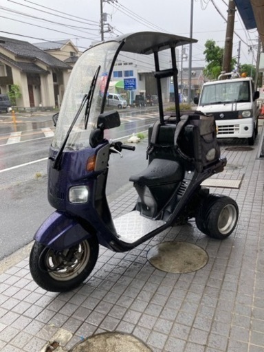 湘南発 ホンダジャイロキャノピーデッキ50ミニカーウーバー仕様ワイド安心ジャイロ専門店