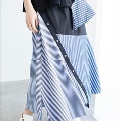 オズモーシス(OSMOSIS)のアシンメトリースカート 洋服-2の画像
