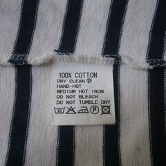 Spick and Span／ストライプ綿Ｔシャツ／M の画像