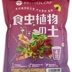 プロトリーフ 培養土 食虫植物の土 0.6L 半分ほど
