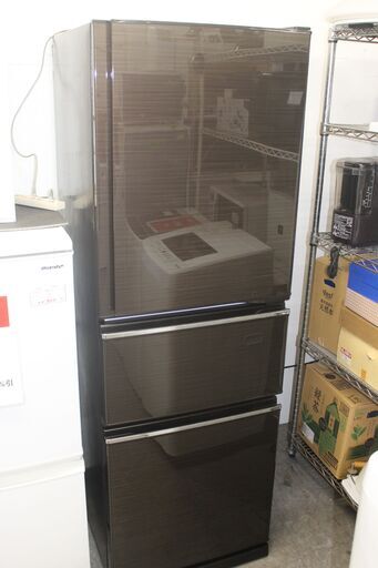 ★特別価格  高年式 3ドア★MITSUBISHI 三菱 冷凍冷蔵庫 (MR-CX27C-BR1) 272L 18年製  美品！★大田区、品川区 配送・設置無料★店頭取引歓迎