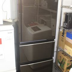★特別価格  高年式 3ドア★MITSUBISHI 三菱 冷凍冷蔵庫 (MR-CX27C-BR1) 272L 18年製  美品！★大田区、品川区 配送・設置無料★店頭取引歓迎