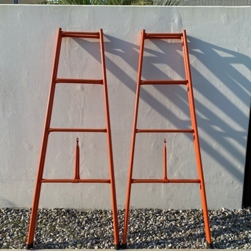 鉄パイプ脚立 未使用