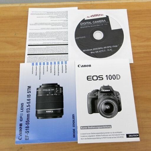 Canon キャノン EOS 100D (海外版 EOS Kiss X7) + レンズEF-S18-55mm f/3.5-5.6 IS STM セット 札幌 西区 西野