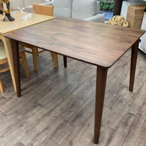 服部家具 ダイニングテーブル 単品 幅100cm 天然木 サンワールド ダークブラウン 木目