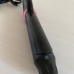 ● 10/15締●コイズミ ヘアアイロン カール 32mm サロンセンス 300 ブラック KHR-1210kの画像