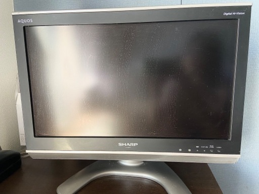 SHARP AQUOS 20インチ液晶薄型テレビ(再値下げしました！)