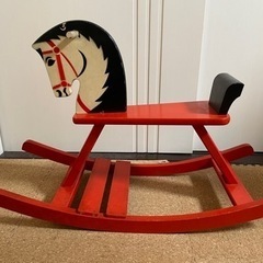 0円　無料で差し上げます　海外製　木馬　の画像