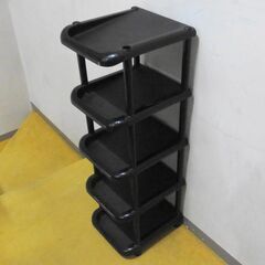 下駄箱　5段　靴箱　シューズラック　シューズボックスの画像