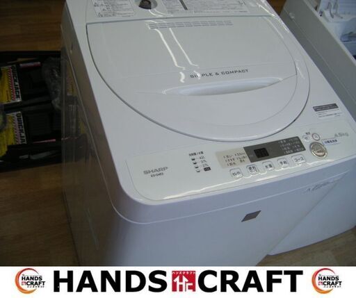 シャープ　ES-G4E5　洗濯機　18年製　4.5ｋｇ　中古品　【ハンズクラフト宜野湾店】