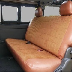 茅ヶ崎　【新品に近い】フレックスドリーム　ハイエース　シートカバーの画像
