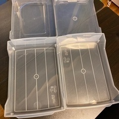 〜9/28要連絡 a4書類トレー4ヶ 100均使用済