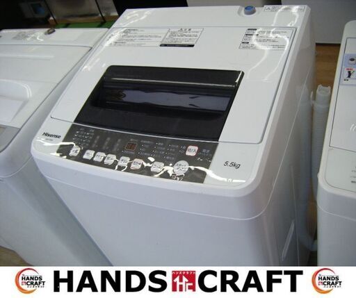 ハイセンス　洗濯機　HW-T55A　5.5ｋｇ　2017年式　中古品　【ハンズクラフト宜野湾店】