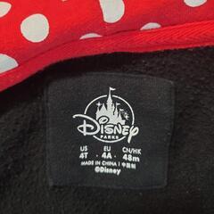 ミニーのフード付きジャケットの画像