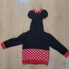 ミニーのフード付きジャケットの画像