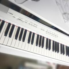 YAMAHA 電子ピアノ 88鍵 p-105 ホワイト 強弱◎鍵...