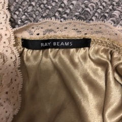 値下不可 1回着 レイビームス サテンレース キャミソールの画像
