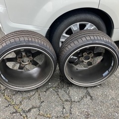 RAYS TE-37 SL 18インチVOLK RACING PCD 114.3 5H 5穴　10J +20　ホイール　深リム　2本　バリ山ほぼ新品★ 215/35/18