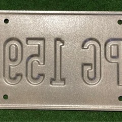 本物 US Ohio オハイオ州 License Plate ナンバープレート 2種類の画像