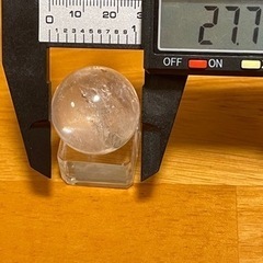 水晶スフィア(丸玉)③の画像