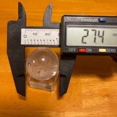 水晶スフィア(丸玉)④の画像