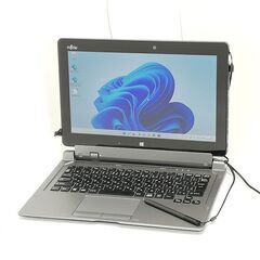 中古美品 タブレット ノートパソコン 高速SSD フルHD 11型 富士通 Q665