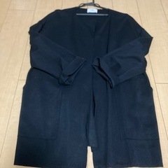 ZARA コーディガン 黒 Mサイズの画像
