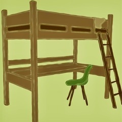 ロフトベッドの組み立て、解体