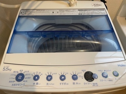 Haier ハイアール全自動電気洗濯機 JW-C55CK 5.5kg 2018年製