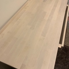 IKEA(イケア) カウンターテーブル　(NORRAKER サイドボード, ホワイト バーチ ) の画像