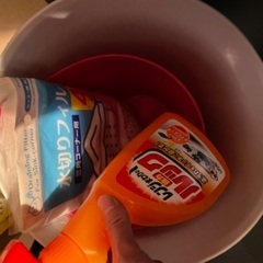 ゴミ箱3点 レンジクリーン剤 水切りネット トイレ消臭剤