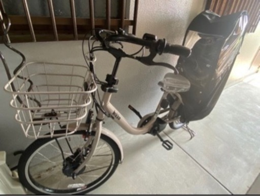 【お譲り先が決まりました】bikke 電動自転車　子乗せ自転車　後ろ乗せタイプ