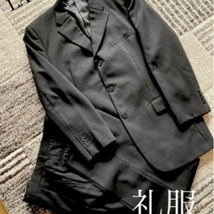 【美品】メンズ 礼服　ウール　高品質　セットアップスーツ　冠婚葬祭