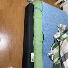 マットレス黒部分のみ　別途足つけること可能ですの画像