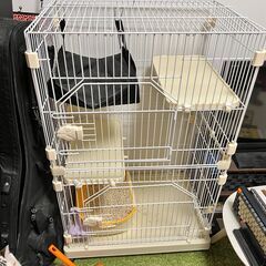 猫用ケージ　猫トイレセット【ペット用品】