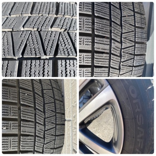 交渉中　スタッドレス ゴルフ7 VW ゴルフ 6 純正 16×6.5J+50 5H PCD112 ハブ径φ57 ４本 ガンメタ/ポリッシュ系 1ピース/Ｗスポーク