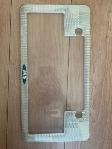 美品 ウィザード 激レア 希少 ナンバーカバー 青ロゴ