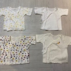 新生児肌着（長肌着４枚、短肌着４枚）の画像